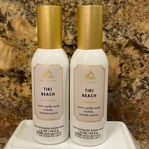 🌴 2) - “TIKI BEACH” Concentrated Room Spray, ea 1.5 oz / 42.5 g, by B&BW, NWT